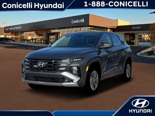 Amazon Gray 2026 Hyundai TUCSON Hybrid Blue SE