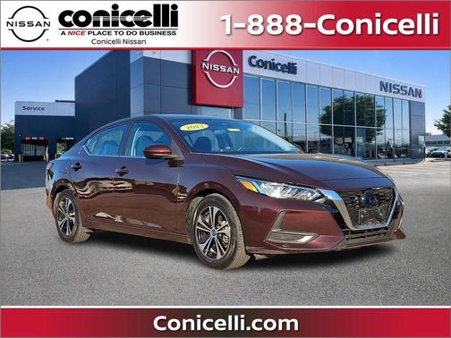 Rosewood Metallic 2023 Nissan Sentra SV