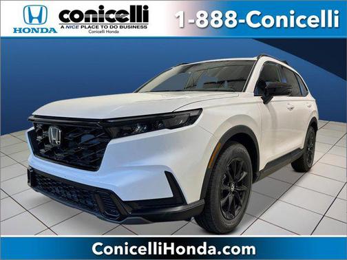 Platinum White Pearl 2026 Honda CR-V Hybrid Sport AWD