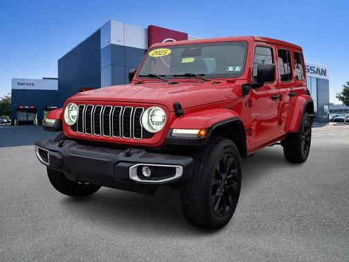 Firecracker Red Clearcoat 2025 Jeep Wrangler 4xe Sahara