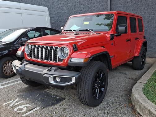 Firecracker Red Clearcoat 2025 Jeep Wrangler 4xe Sahara
