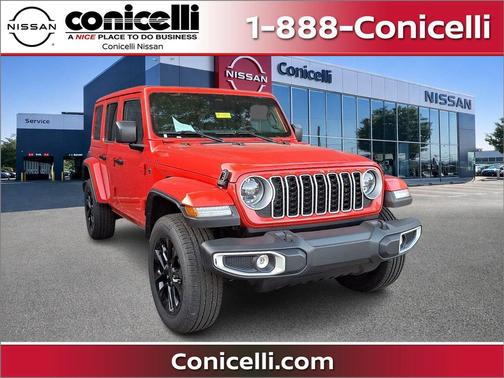 Firecracker Red Clearcoat 2025 Jeep Wrangler 4xe Sahara