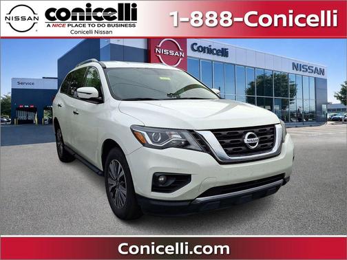 Glacier White 2019 Nissan Pathfinder SV