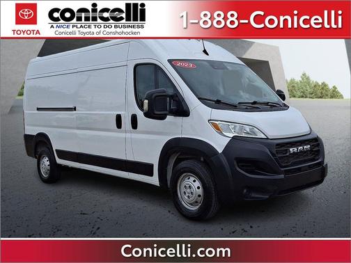 Bright White Clearcoat 2023 RAM ProMaster 2500 High Roof