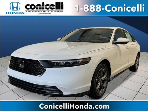 Platinum White Pearl 2026 Honda Accord Hybrid EX-L