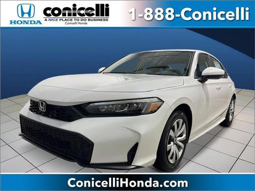 Platinum White Pearl 2026 Honda Civic LX