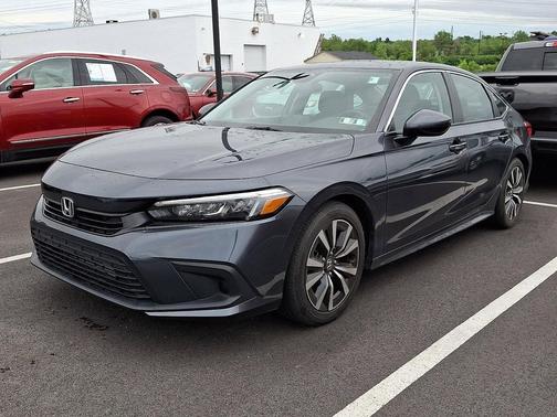 Gray 2023 Honda Civic EX
