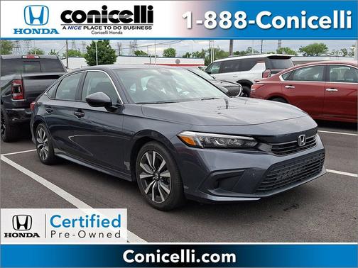 Gray 2023 Honda Civic EX