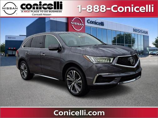 Lunar Silver Metallic 2019 Acura MDX 3.5L w/Technology Package
