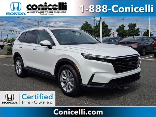 Platinum White Pearl 2023 Honda CR-V EX-L