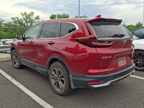 Red 2021 Honda CR-V AWD EX-L