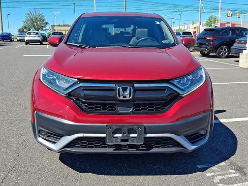 Red 2021 Honda CR-V AWD EX-L