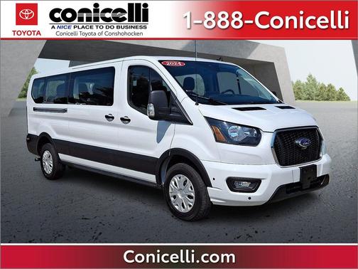 Oxford White 2024 Ford Transit-350 XLT