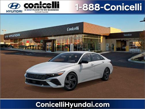 Serenity White 2026 Hyundai ELANTRA Sport