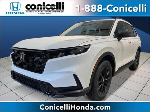 Platinum White Pearl 2026 Honda CR-V Hybrid Sport-L AWD