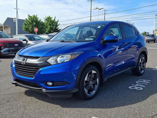 Aegean Blue Metallic 2018 Honda HR-V EX