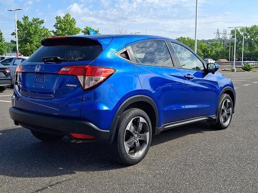 Aegean Blue Metallic 2018 Honda HR-V EX