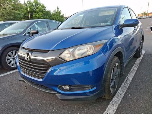Aegean Blue Metallic 2018 Honda HR-V EX