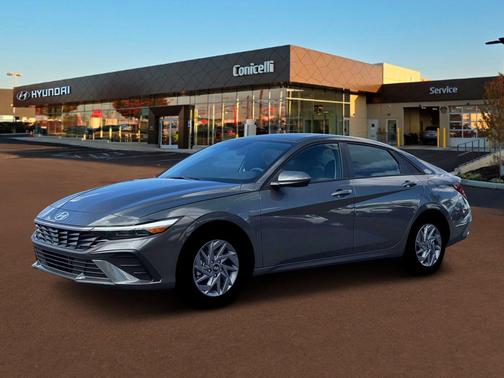 Amazon Gray 2026 Hyundai ELANTRA HEV Blue