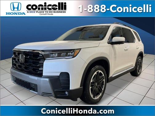 Platinum White Pearl 2026 Honda Pilot Touring 8-Passenger