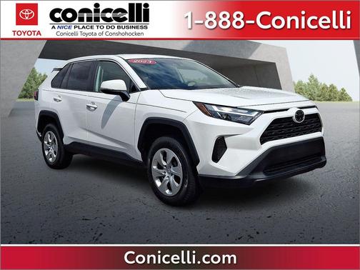 White 2023 Toyota RAV4 LE