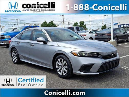 Lunar Silver Metallic 2023 Honda Civic LX
