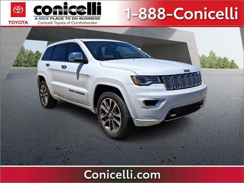 Bright White Clearcoat 2018 Jeep Grand Cherokee Overland