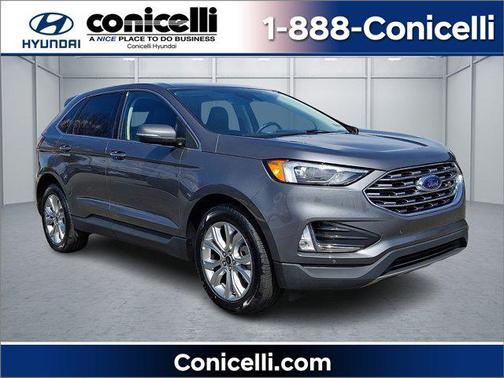 CARBONIZED GRAY 2024 Ford Edge Titanium