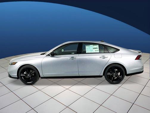 Solar Silver Metallic 2026 Honda Accord Hybrid Sport-L
