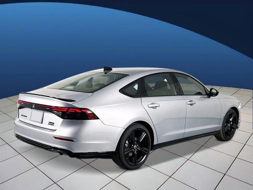 Solar Silver Metallic 2026 Honda Accord Hybrid Sport-L