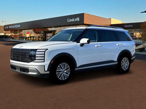 Creamy White Pearl 2026 Hyundai Palisade Hybrid SEL Premium 7P