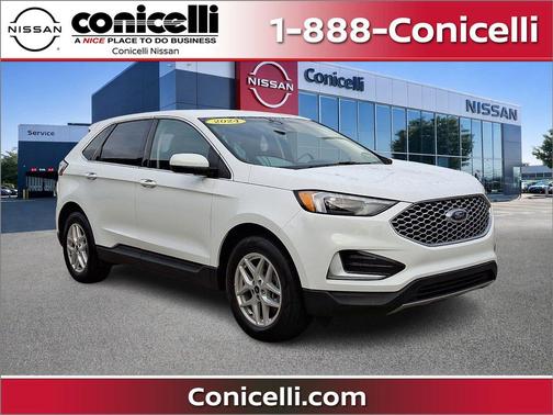 Oxford White 2024 Ford Edge SEL