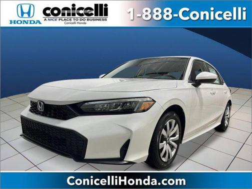 Platinum White Pearl 2026 Honda Civic LX