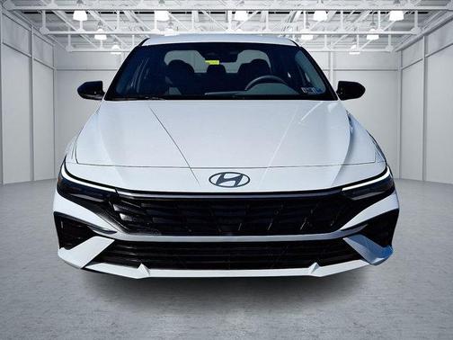 Serenity White 2025 Hyundai ELANTRA Sport