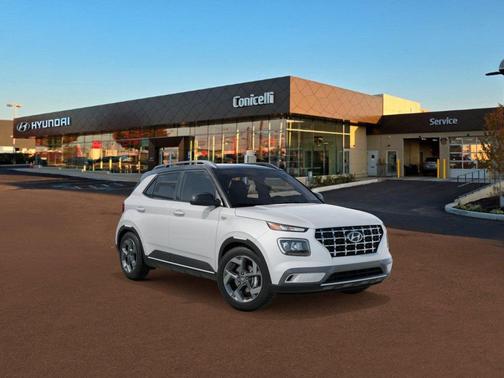 Lunar White w/Black Roof 2026 Hyundai VENUE SEL w/Two-Tone Roof