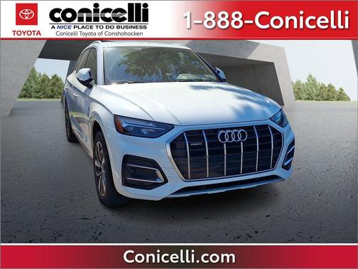White 2021 Audi Q5 45 Premium