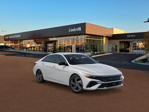 Serenity White 2026 Hyundai ELANTRA Sport