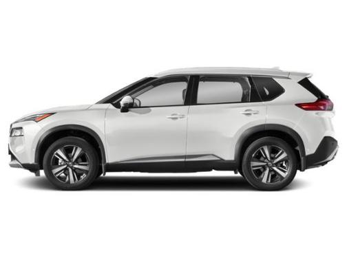Pearl White Tricoat/Super Black 2022 Nissan Rogue Platinum