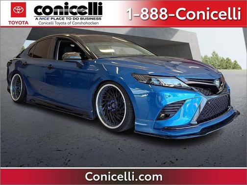 Blue 2018 Toyota Camry XSE