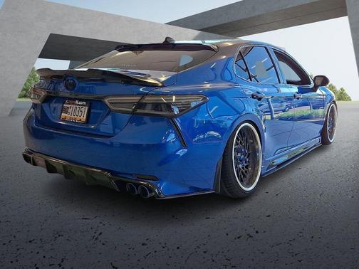 Blue 2018 Toyota Camry XSE