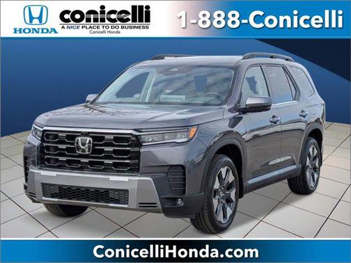 Modern Steel Metallic 2026 Honda Pilot Elite