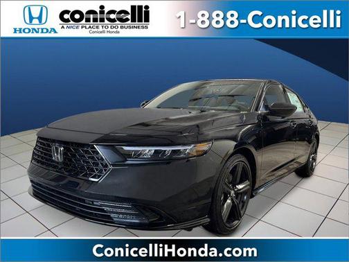 Crystal Black Pearl 2026 Honda Accord Hybrid Sport-L