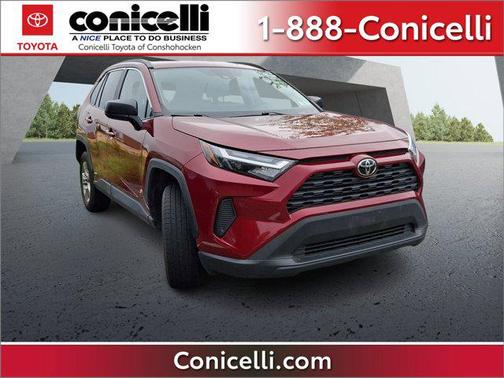 Ruby Flare Pearl 2025 Toyota RAV4 Hybrid LE
