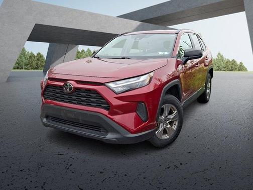 Ruby Flare Pearl 2025 Toyota RAV4 Hybrid LE