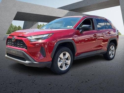 Ruby Flare Pearl 2025 Toyota RAV4 Hybrid LE