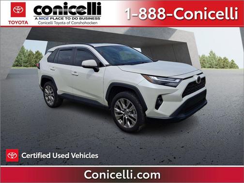 Blizzard Pearl 2022 Toyota RAV4 XLE Premium