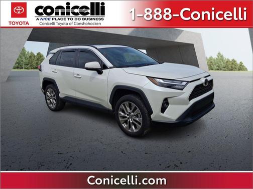 Blizzard Pearl 2022 Toyota RAV4 XLE Premium