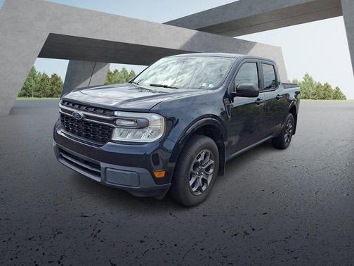 Blue 2022 Ford Maverick XLT