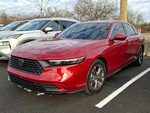Radiant Red Metallic 2025 Honda Accord Hybrid EX-L