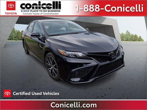 Midnight Black Metallic 2023 Toyota Camry SE